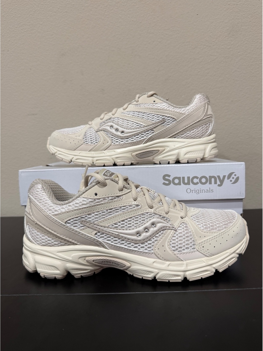 Size 7.5M/9 Women - Saucony Grid Ride Millennium “Matte-Cream”